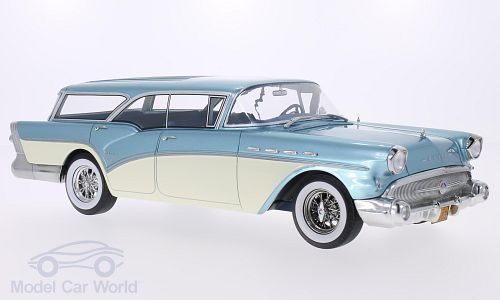Модель 1:18 Buick Century Caballero Estate Wagon - blue/beige (L.E.1000pcs)