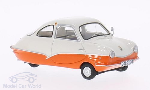 Модель 1:43 Fuldamobil S7 - white/orange