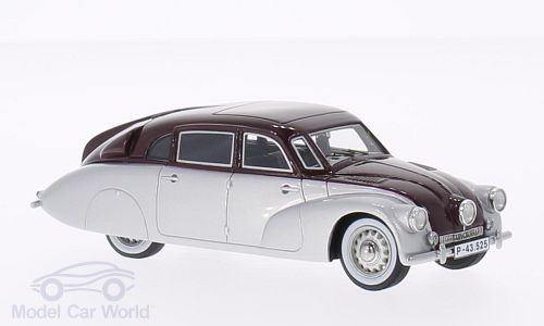Модель 1:43 Tatra 87 - silver/dark red