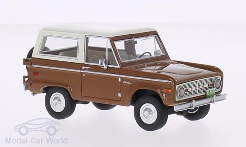 Модель 1:43 Ford Bronco - brown/white