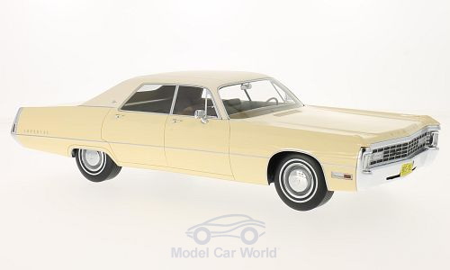 chrysler imperial lebaron 4-door hardtop - light beige/dark beige 1971 200856 Модель 1:18