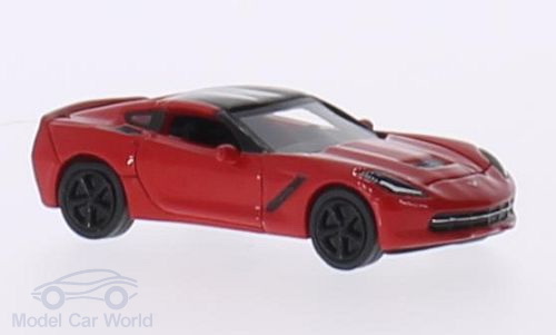 Модель 1:87 Chevrolet Corvette (C7) Stingray - red/black