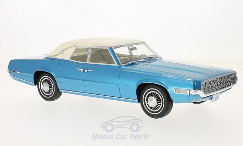 ford thunderbird landau 1968 - met. blue/white BOS18229 Модель 1:18