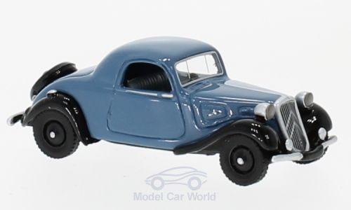 Модель 1:87 Citroen Traction Avant Faux Cabrio - light blue/black