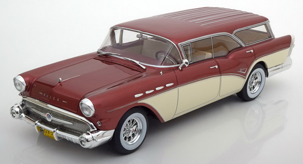 Модель 1:18 Buick Century Caballero Estate Wagon - red met/light beige (L.E.504pcs)