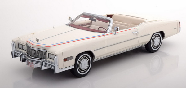 cadillac eldorado convertible bicentennial - white BOS18316 Модель 1:18