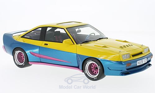 Модель 1:18 Opel Manta B Mattig - blue/yellow