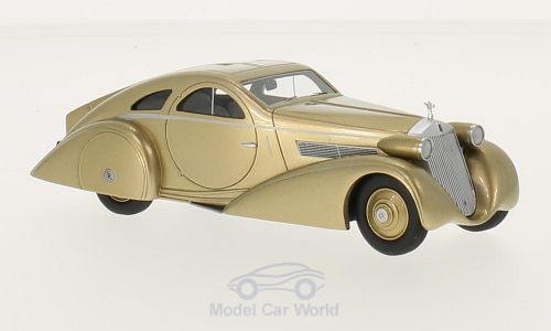 rolls-royce phantom i jonckheere aerodynamic coupe - gold BOS43321 Модель 1:43