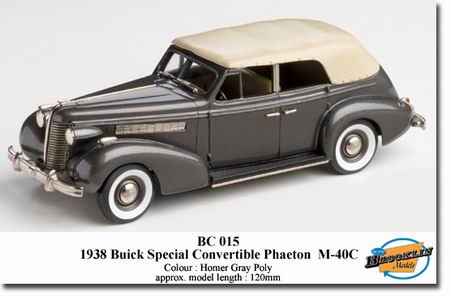 Buick Special 4-door Phaeton M 40-C / Homer Gray Poly BC-015 Модель 1:43