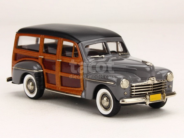 ford v8 station wagon 1948 - rotunda gray BML23 Модель 1:43