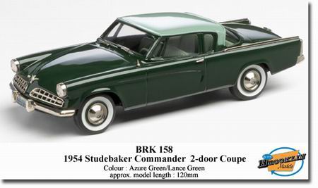 studebaker commander 2-dr coupe / two tones green BRK158 Модель 1:43