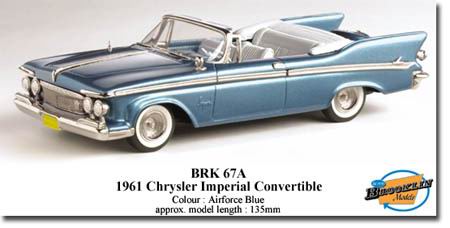chrysler imperial convertible BRK67A Модель 1:43