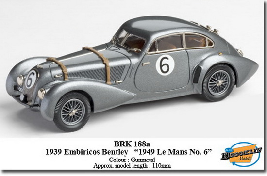 Модель 1:43 Bentley Embiricos №6 Le Mans
