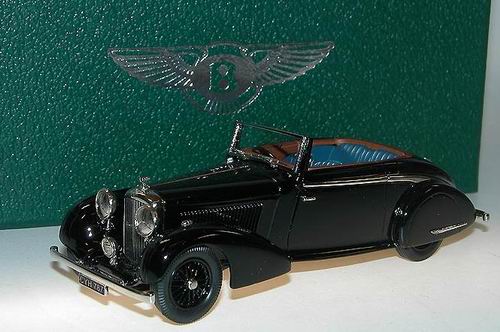 Модель 1:43 Bentley 4.25L Concealed Drophead Coupe Ch.№B121 GP H.J. Mulliner - black