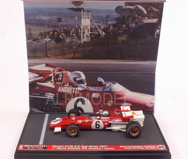 Модель 1:43 Ferrari 312B #6 Winner GP South Africa 1971 Mario Andretti (1st F1 Win)