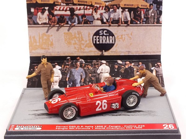 Модель 1:43 Ferrari D50 №26 GP Italy (Juan Manuel Fangio 4th World Champion title) - Special Edition
