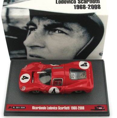 Модель 1:43 Ferrari 330 P4 1000Km Monza «Ricordando Lodovico Scarfiotti 1968-2008»