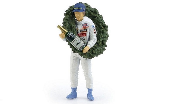 Gilles Villeneuve Winner 1981 figurine F023 Модель 1:43
