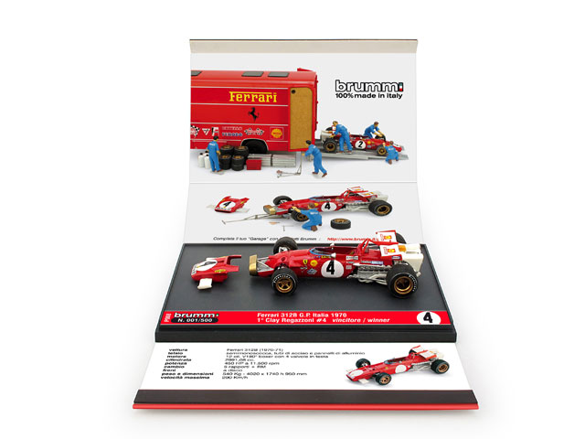 Модель 1:43 Ferrari F1 312B №4 Winner GP ITALIA (Clay Regazzoni)