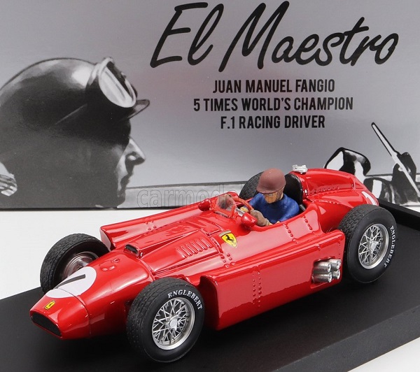 Модель 1:43 FERRARI F1 Lancia D50 N 1 Winner British GP Juan Manuel Fangio 1956 World Champion - With Driver Figure, Red