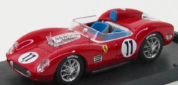FERRARI 250tr Testarossa 3.0l V12 Spider Team Scuderia Ferrari Spa №11 Winner 24h Le Mans (1960) P.Frere - O.Gendebien, red R093-UPD Модель 1:43