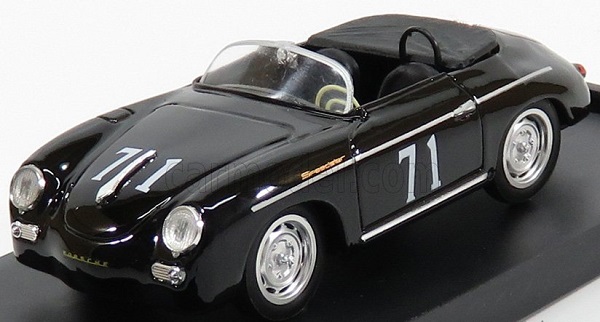 porsche - 356 speedster n 71 riverside 1959 steve mcqueen black R117C Модель 1:43
