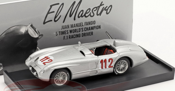 Модель 1:43 Mercedes-Benz 300 SLR Roadster №112 Targa Florio (Juan Manuel Fangio)