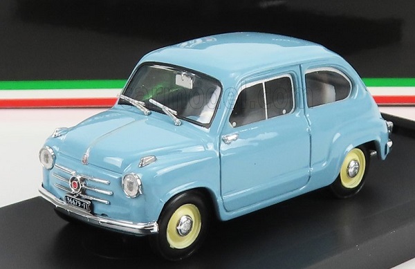 FIAT 600 BERLINA I SERIES (1955), AZZURRO CENERE - LIGHT BLUE