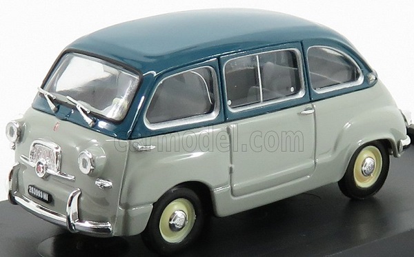 FIAT 600 MULTIPLA BERLINA I SERIES (1956), LIGHT BLUE LIGHT GREY R250-15-UPD Модель 1:43