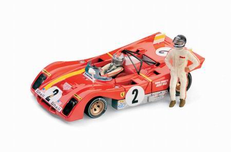 Модель 1:43 Ferrari 312 PB №2 6h Daytona (Jacques Bernard «Jacky» Ickx - Mario Andretti) (con 2 piloti/with 2 drivers)