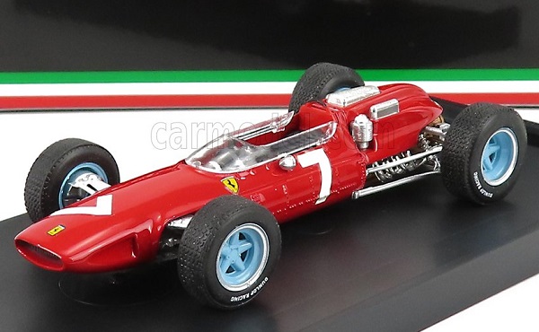 FERRARI F1 158 N 7 Winner German GP John Norman Surtees 1964 World Champion, Red R290B-UPD-2022 Модель 1:43