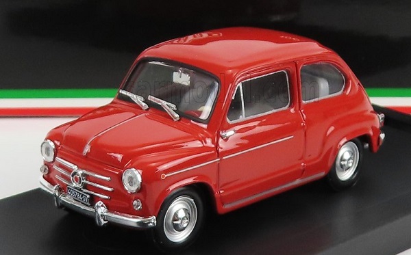 FIAT 600D BERLINA (1960), ROSSO CORALLO - RED