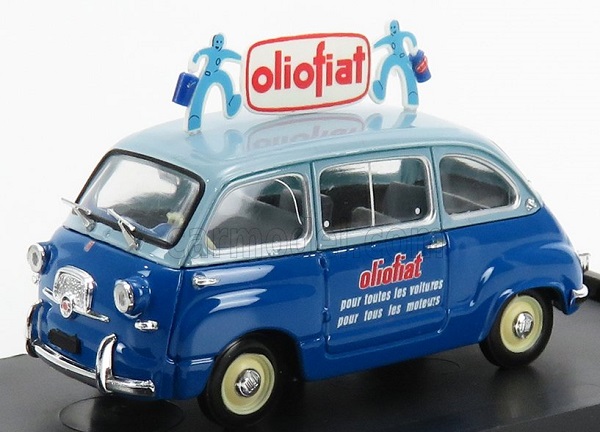 FIAT 600 MULTIPLA OLIO FIAT (1956), 2 TONE BLUE R330-UPD-2020 Модель 1:43
