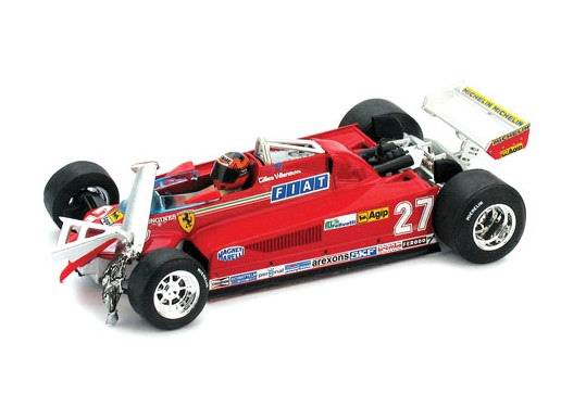 Модель 1:43 Ferrari 126CK Turbo №27 Canadian GP laps 55 and 56 (Gilles Villeneuve)