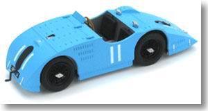 Модель 1:43 Bugatti T32 «Tank» №11 GP France (Pierre De Vizcaya) - blue