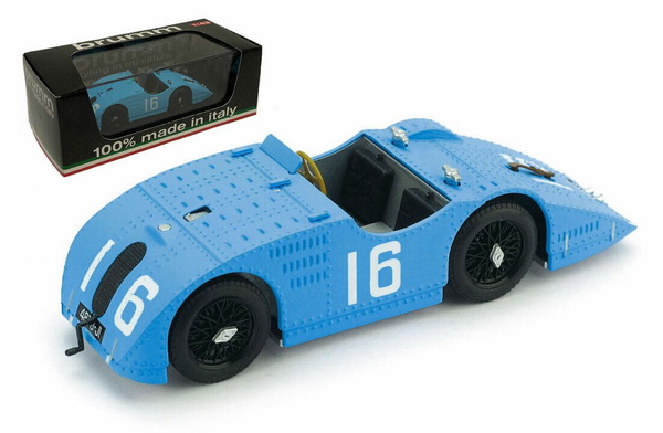 Модель 1:43 Bugatti T32 «Tank» №16 GP France (MARCO) - blue