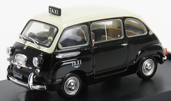 FIAT 600D MULTIPLA TAXI GENOVA (1964), BLACK IVORY