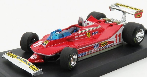 FERRARI F1 312t4 №11 Winner GP Italy Jody Scheckter (1979) World Champion, Red R511-RS Модель 1:43