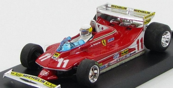 FERRARI F1 312t4 №11 Winner GP Montecarlo Jody Scheckter (1979) World Champion + Pilot, Red R513-CH Модель 1:43