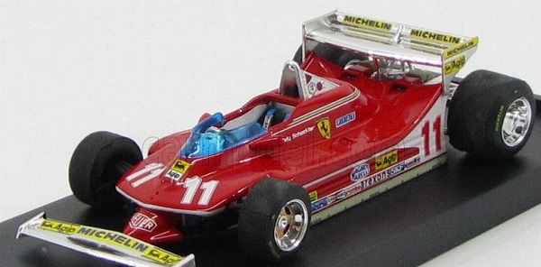 Модель 1:43 FERRARI F1 312t4 №11 Winner GP Montecarlo Jody Scheckter (1979) World Champion, red