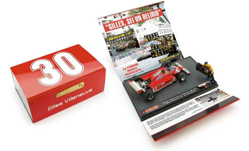Модель 1:43 Ferrari 126CK Turbo №27 Winner Monaco GP (Gilles Villeneuve) 1981-2011 30th Anniversary