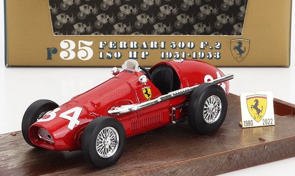Ferrari F1 500f2 N 34 World Champion 1952 Alberto Ascari - Brumm Win - Yes We Can Cassazione 7 Luglio 2022