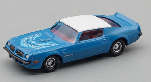 pontiac firebird trans am, blue / white 41714 Модель 1:87