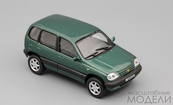 Модель 1:43 Chevrolet Niva (2123), metallic green