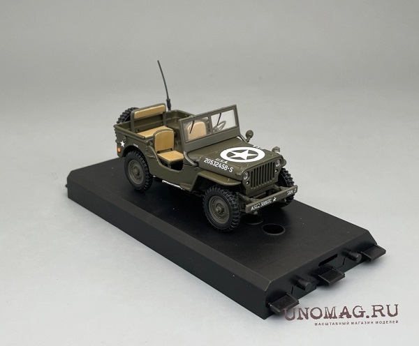 Модель 1:43 JEEP Willys CJ-2A Us Army (вар.2)
