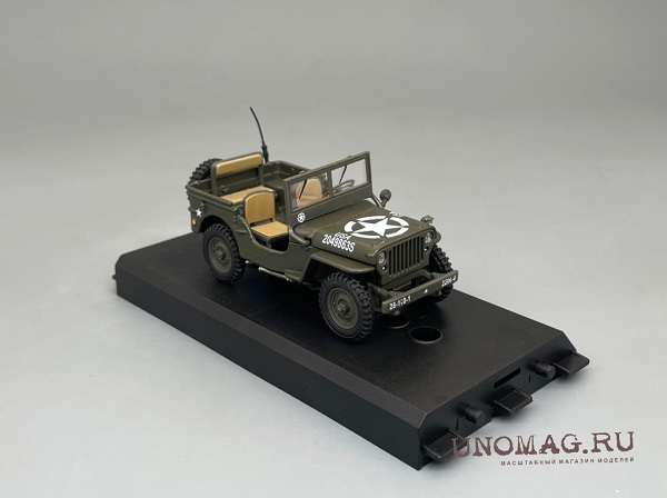 Модель 1:43 JEEP Willys CJ-2A Us Army (вар.3)