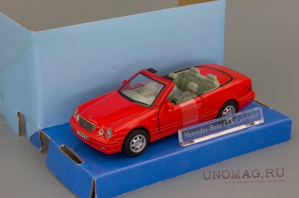 Модель 1:43 MERCEDES-BENZ CLK Cabriolet, red