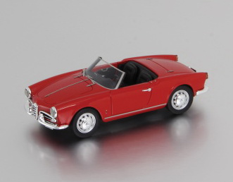 Модель 1:43 Alfa Romeo Giulietta Spider, Farina - red