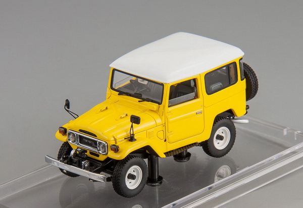 Модель 1:43 Toyota Land Cruiser 40 - yellow/white roof
