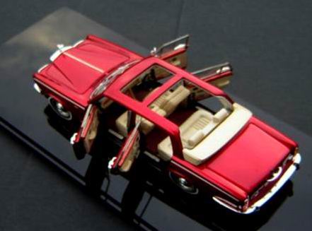 Модель 1:43 Rolls-Royce Silver Shadow Landaulet (с открывающимися дверьми) / red
